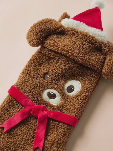 Kerstsok voor huisdier chocoladebruin - vertbaudet enfant 