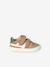 Chaussures bébé cuir à scratchs sable - vertbaudet enfant 