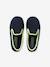 Chaussons velours élastiqués enfant - Fabriqués en France bleu+gris - vertbaudet enfant 