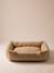 Gequilte mand voor huisdier FAMILY hazelnoot+klei+wit, gestreept - vertbaudet enfant 