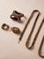 Set promenade pour chien : harnais + laisse + collier café+chocolat - vertbaudet enfant 