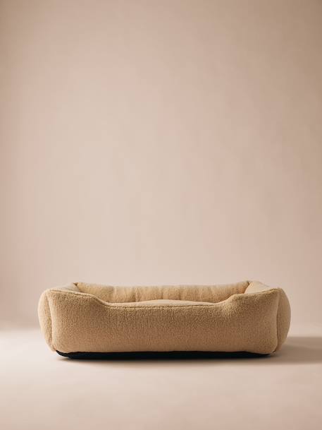 Gequilte mand voor huisdier FAMILY hazelnoot+klei+wit, gestreept - vertbaudet enfant 