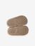 Leren babyslofjes met klittenband beige+bruin - vertbaudet enfant 