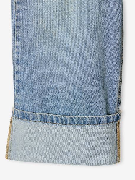 Jean large fille bleu moyen - vertbaudet enfant 