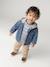 Chemise bébé personnalisable en denim avec capuche stone - vertbaudet enfant 