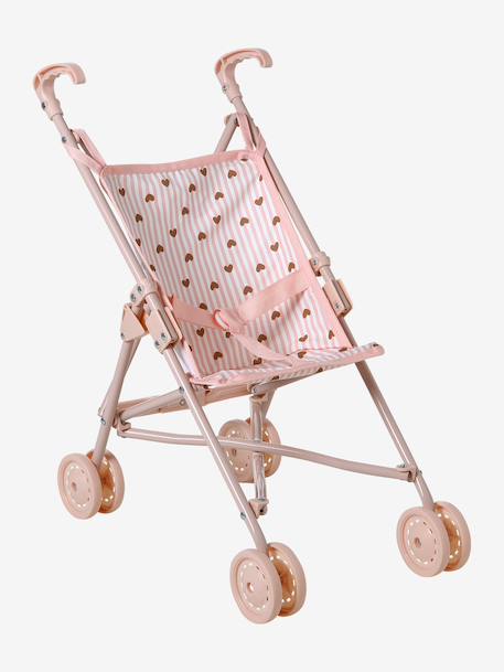 Poussette canne poupon jaune+rose+vert - vertbaudet enfant 