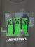 Minecraft T-shirt met korte mouwen muisgrijs - vertbaudet enfant 