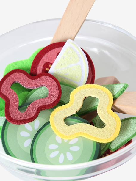 Set salade en bois FSC® écru - vertbaudet enfant 