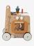 Ma première cuisine chariot de marche en bois FSC® rose - vertbaudet enfant 
