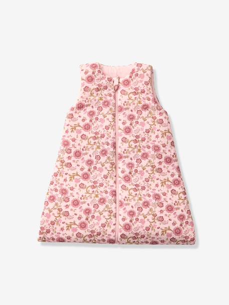 Gigoteuse sans manches en gaze de coton rose imprimé - vertbaudet enfant 