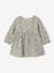 3-delig set jurk +vestje + haarband grijsblauw+groen+oudroze - vertbaudet enfant 