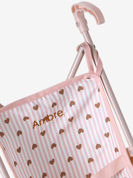 Buggy voor pop geel+groen+rozen - vertbaudet enfant 