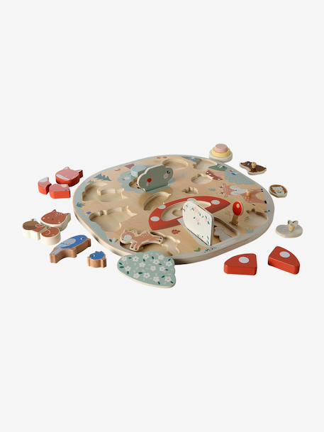 FSC® houten multi-puzzelbord HAPPY FOREST hout - vertbaudet enfant 