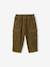 Babyjongensbroek van ribfluweel kaki - vertbaudet enfant 