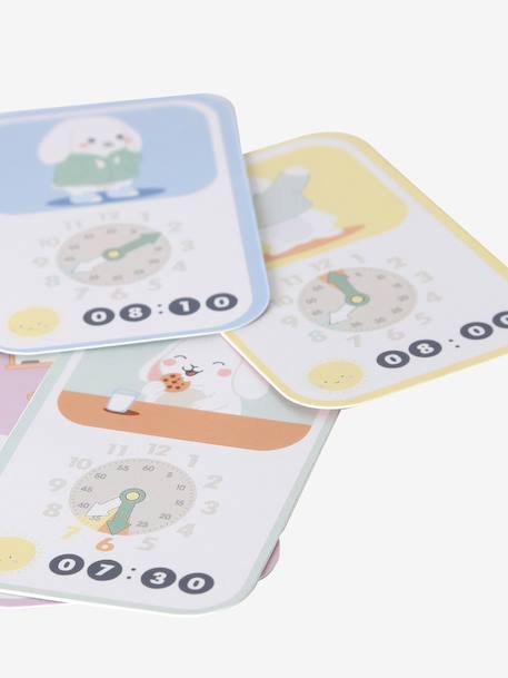 Horloge d'apprentissage en bois FSC® bois - vertbaudet enfant 