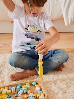 Speelgoed-Creatieve activiteiten-Kralen, mode en knutseldozen-Vat met grote houten kralen