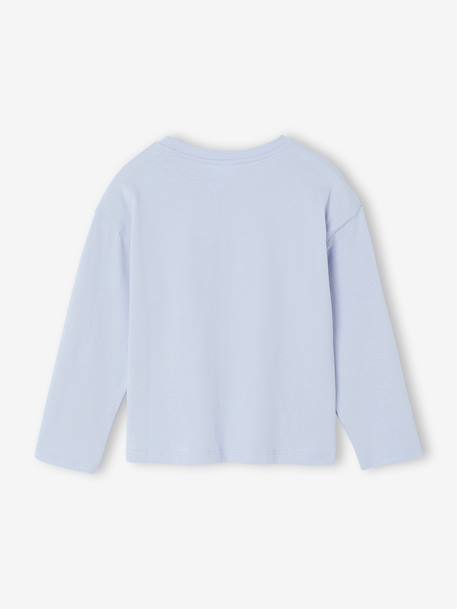 Frozen T-shirt met lange mouwen hemelsblauw - vertbaudet enfant 