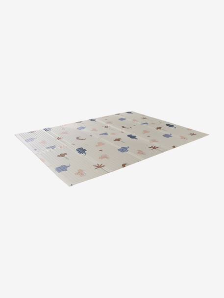 Grand tapis d'activités pliable beige+écru+jaune+multicolore+rose+vert - vertbaudet enfant 