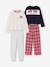 Lot de 2 pyjamas fille marine - vertbaudet enfant 