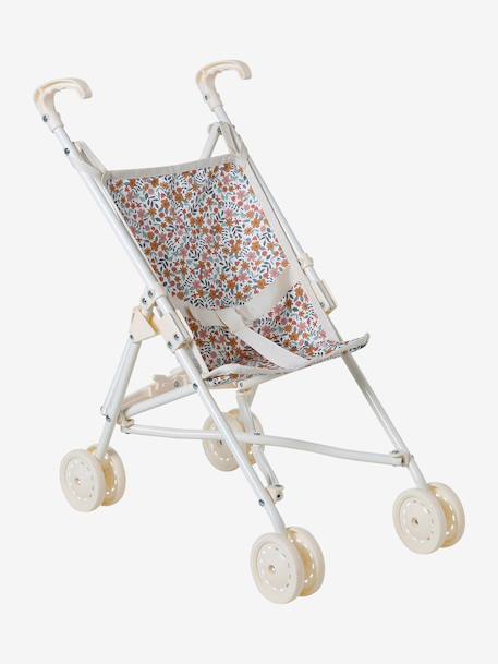 Poussette canne poupon jaune+rose+vert - vertbaudet enfant 
