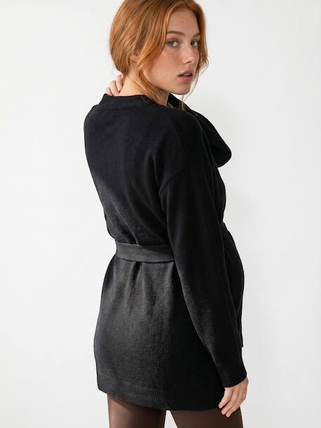 Zwangerschapsvest van tricot zwart - vertbaudet enfant 