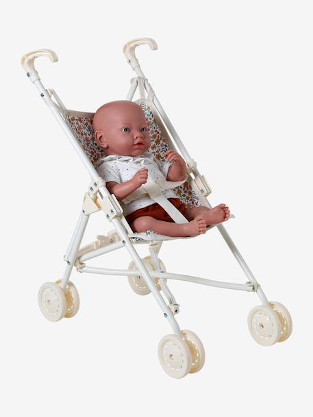 Poussette canne poupon jaune+rose+vert - vertbaudet enfant 