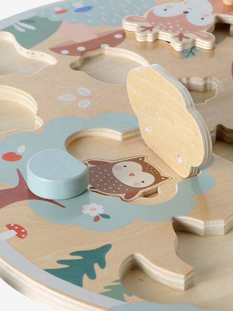 FSC® houten multi-puzzelbord HAPPY FOREST hout - vertbaudet enfant 