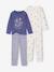 Lot de 2 pyjamas longs fille bleu ardoise - vertbaudet enfant 