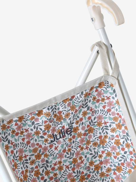 Buggy voor pop geel+groen+rozen - vertbaudet enfant 