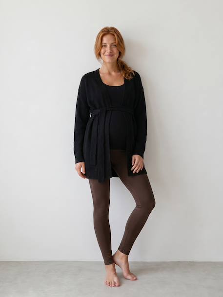 Zwangerschapsvest van tricot zwart - vertbaudet enfant 