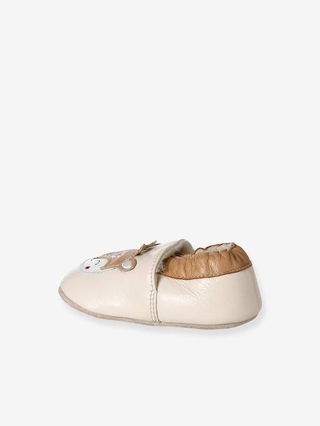Leren babyslofjes beige - vertbaudet enfant 