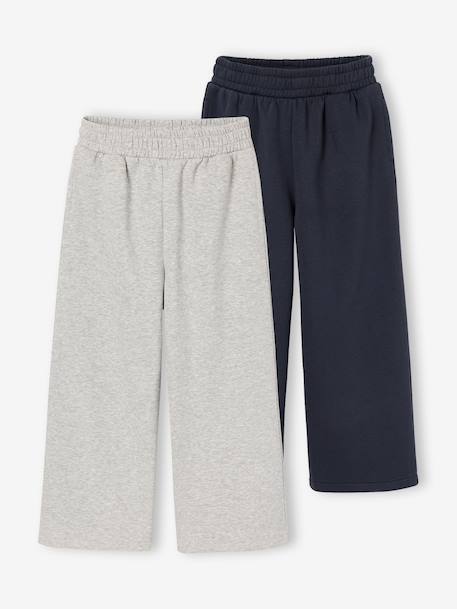 Lot de 2 pantalons larges garçon gris - vertbaudet enfant 