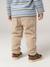 Pantalon en sergé doublé bébé garçon beige+ENCRE+noix de pécan+vert bouteille - vertbaudet enfant 