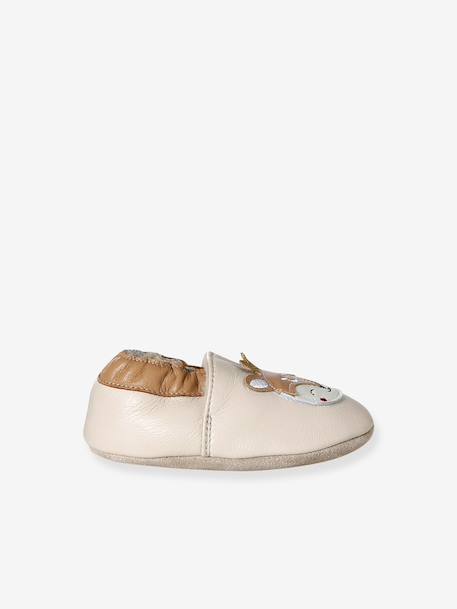 Leren babyslofjes beige - vertbaudet enfant 