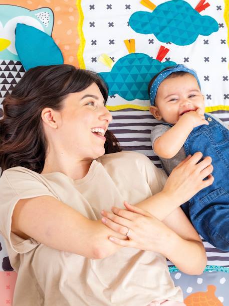 Tapis de jeu multi activités sensoriel Géant Infantino Vert - vertbaudet enfant 