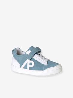 Schoenen-Meisje shoenen 23-38-Sneakers, gympen-Leren kindersneakers met klittenband