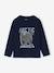 T-shirt manches longues garçon marine+vert - vertbaudet enfant 