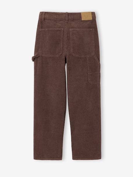 Battlebroek van JONEN antraciet+hazelnoot - vertbaudet enfant 