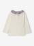 Babyshirt met lange mouwen en kraag ecru - vertbaudet enfant 