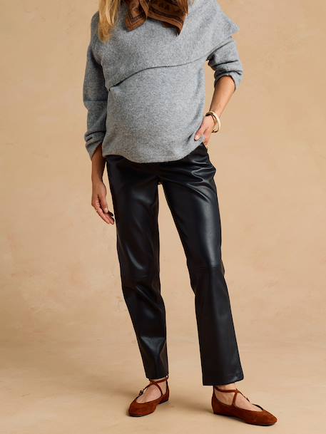 Pantalon de grossesse bandeau noir - vertbaudet enfant 