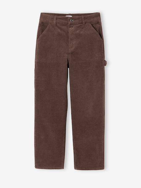 Battlebroek van JONEN antraciet+hazelnoot - vertbaudet enfant 