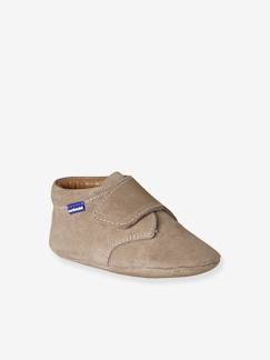 Chaussures-Chaussons bébé garçon cuir à scratch