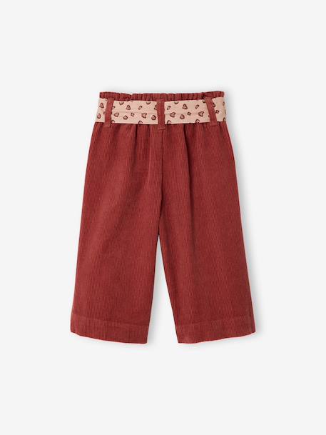 Pantalon large bébé fille marron - vertbaudet enfant 