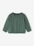 3-delig set jurk +vestje + haarband grijsblauw+groen+oudroze - vertbaudet enfant 