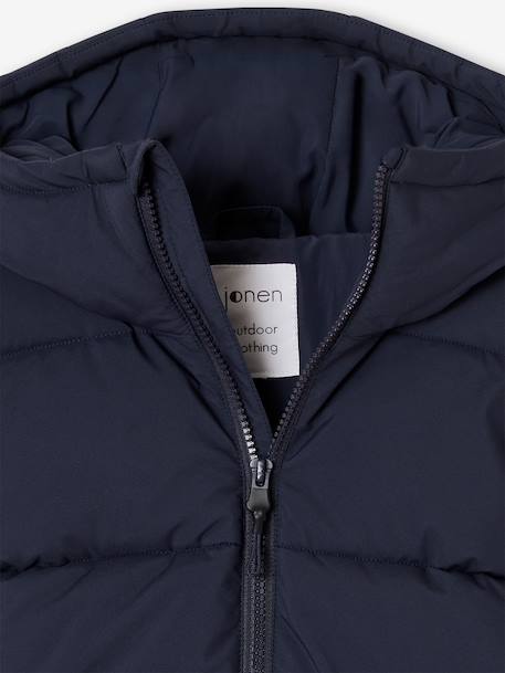 Puffy donsjack JONEN antraciet - vertbaudet enfant 