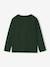 T-shirt manches longues garçon marine+vert - vertbaudet enfant 
