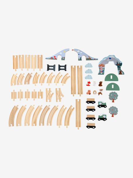 55-delige houten treinbaan FSC® hout - vertbaudet enfant 