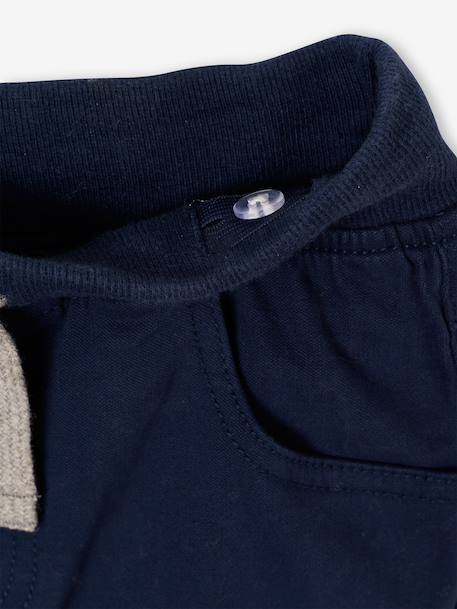 Pantalon garçon jogger facile à enfiler bleu grisé+caramel+kaki+marine - vertbaudet enfant 
