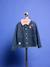Veste denim fille col velours bleu moyen - vertbaudet enfant 