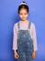 Geborduurde tuinbroek van denim jeansblauw - vertbaudet enfant 